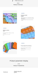 Anti-Stress Licking Pad — Slow Feeder with Suction Cups