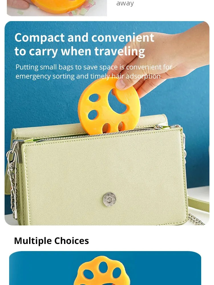 Cat Claw Silicone Hair Remover 4pcs Washing Machine Clothes Dust Hair Collector Double-Sided Reusable Washable Cleaning Tools