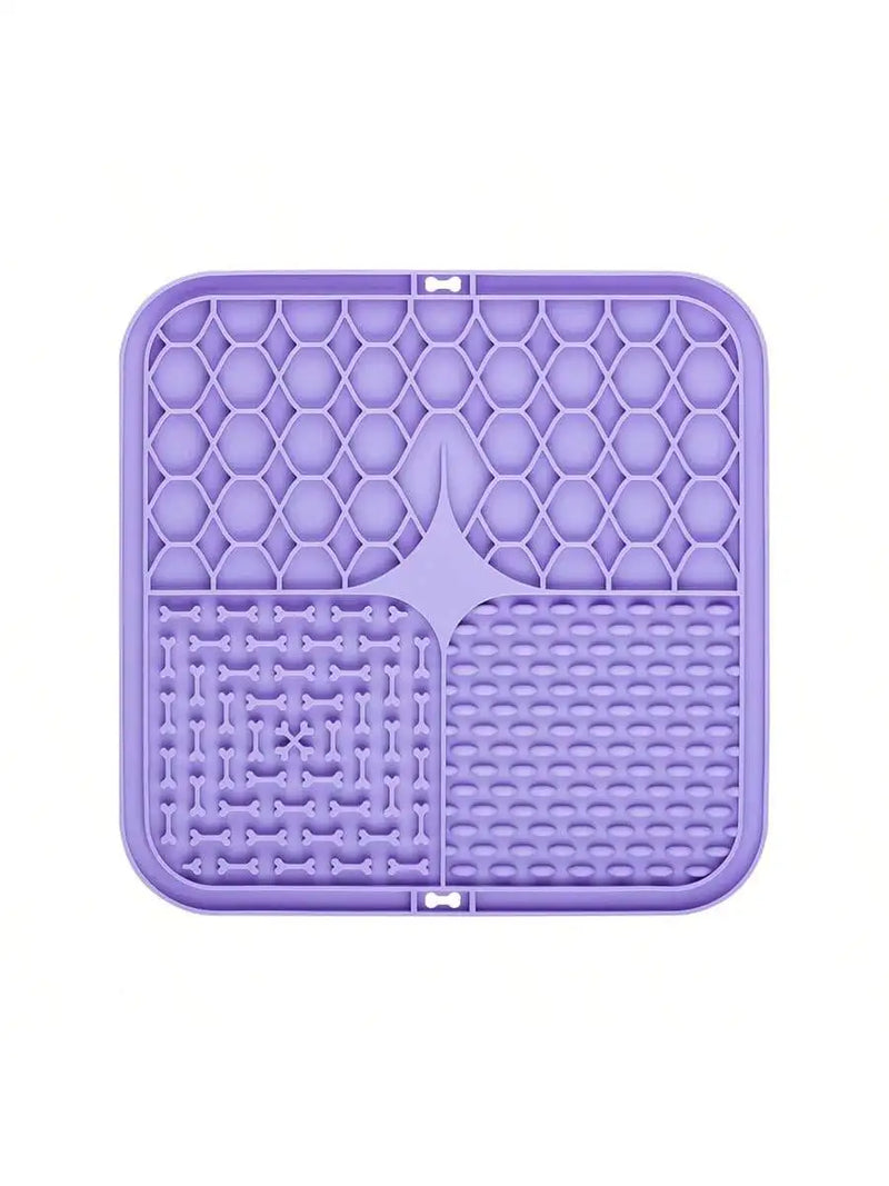 Anti-Stress Licking Pad — Slow Feeder with Suction Cups