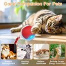 Dog Cat Interactive Ball Toy Automatic Rolling Ball Faux Tail Rechargeable Smart Pet Electric Toy Dog Cat Training Imitate Mouse