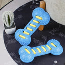 Pet Dog Chew Toys Rubber Bone Toy Bite Resistant Puppy Interactive Stick Puppy Chewing Toy Squeaky Interactive Dog Toys