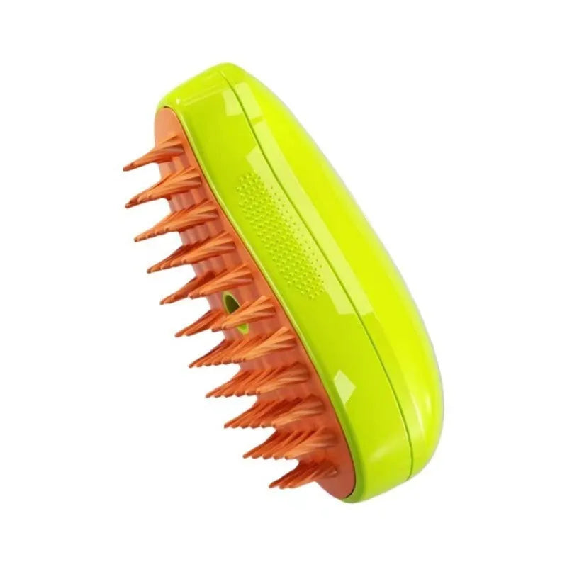 Steamy Pet Brush – 3-in-1 Electric Steam Grooming Comb for Dogs & Cats