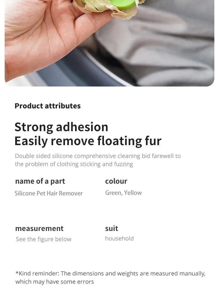 Cat Claw Silicone Hair Remover 4pcs Washing Machine Clothes Dust Hair Collector Double-Sided Reusable Washable Cleaning Tools