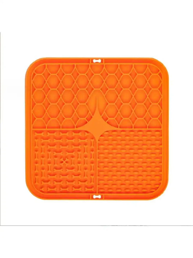 Anti-Stress Licking Pad — Slow Feeder with Suction Cups