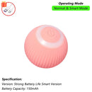 Dog Cat Interactive Ball Toy Automatic Rolling Ball Faux Tail Rechargeable Smart Pet Electric Toy Dog Cat Training Imitate Mouse