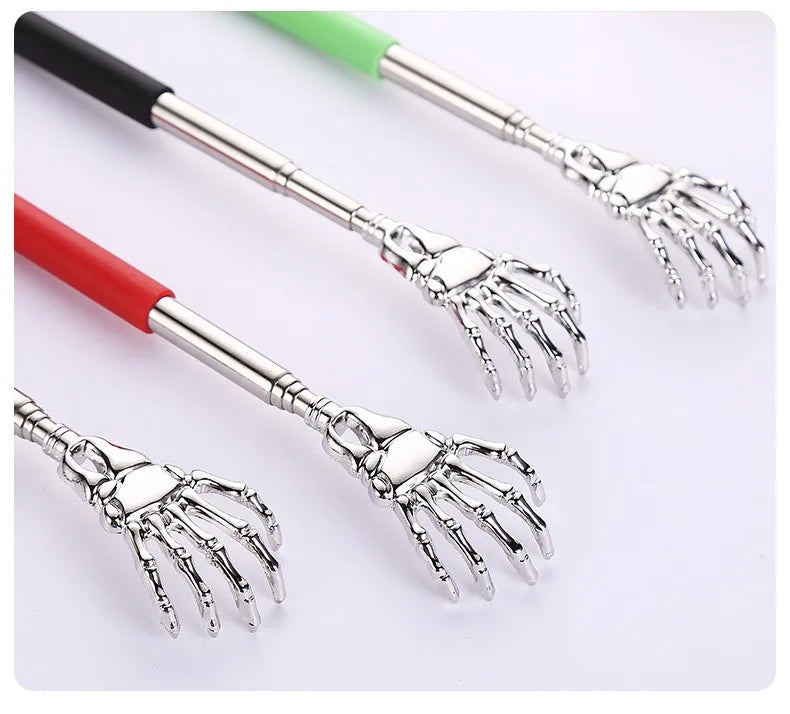 1 Piece Extendable Back Scratcher Portable Telescoping Metal Stainless Steel Back Scratchers Hand Massager