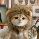 New Cute Funny Pets Clothes Cap Cute Cat Wig Lion Mane Costume Cosplay Kitten Dog Hat with Ears Fancy Party Supplies