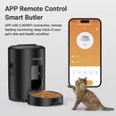 ROJECO Automatic Pet Feeder 2L Smart Cat Food Kibble Dispenser Wi-Fi App Remote Control Auto Dog Feeder For Cat Pet Accessories