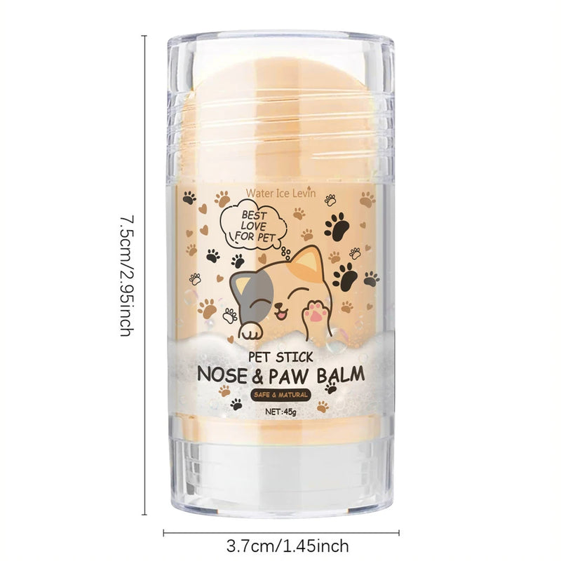 45g Dog Nose and Paw Balm Dog Paw Cream Cats Dogs Paw Protector Cream Pet Feet Moisturizer Pet Crack Feet Repair Pet Accessories