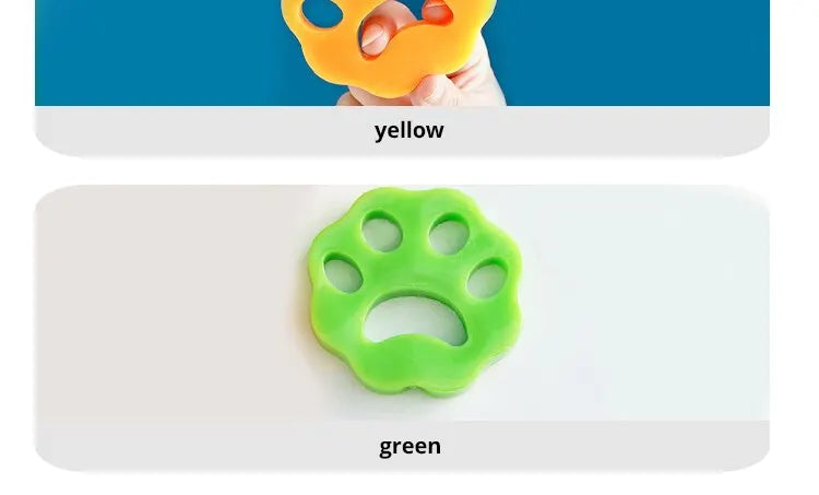 Cat Claw Silicone Hair Remover 4pcs Washing Machine Clothes Dust Hair Collector Double-Sided Reusable Washable Cleaning Tools